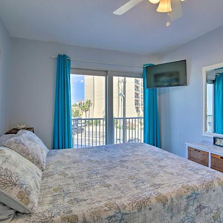Sunny Oceanfront Condo On South Padre Island Beach Esterno foto