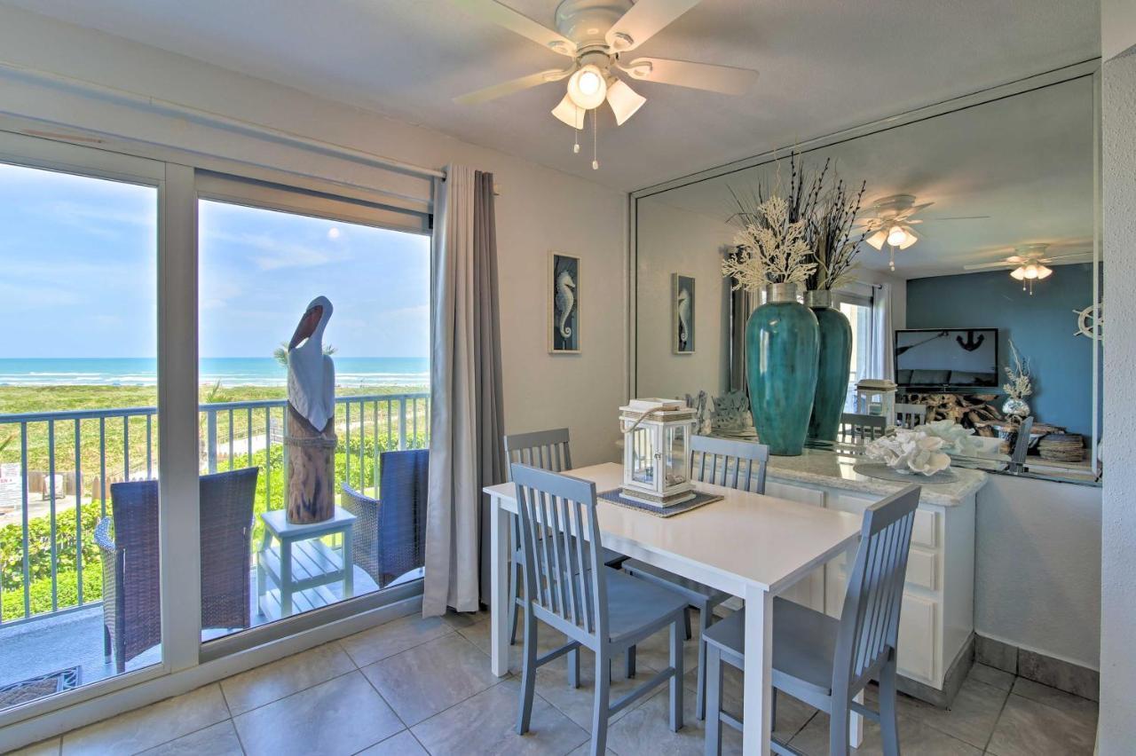 Sunny Oceanfront Condo On South Padre Island Beach Esterno foto