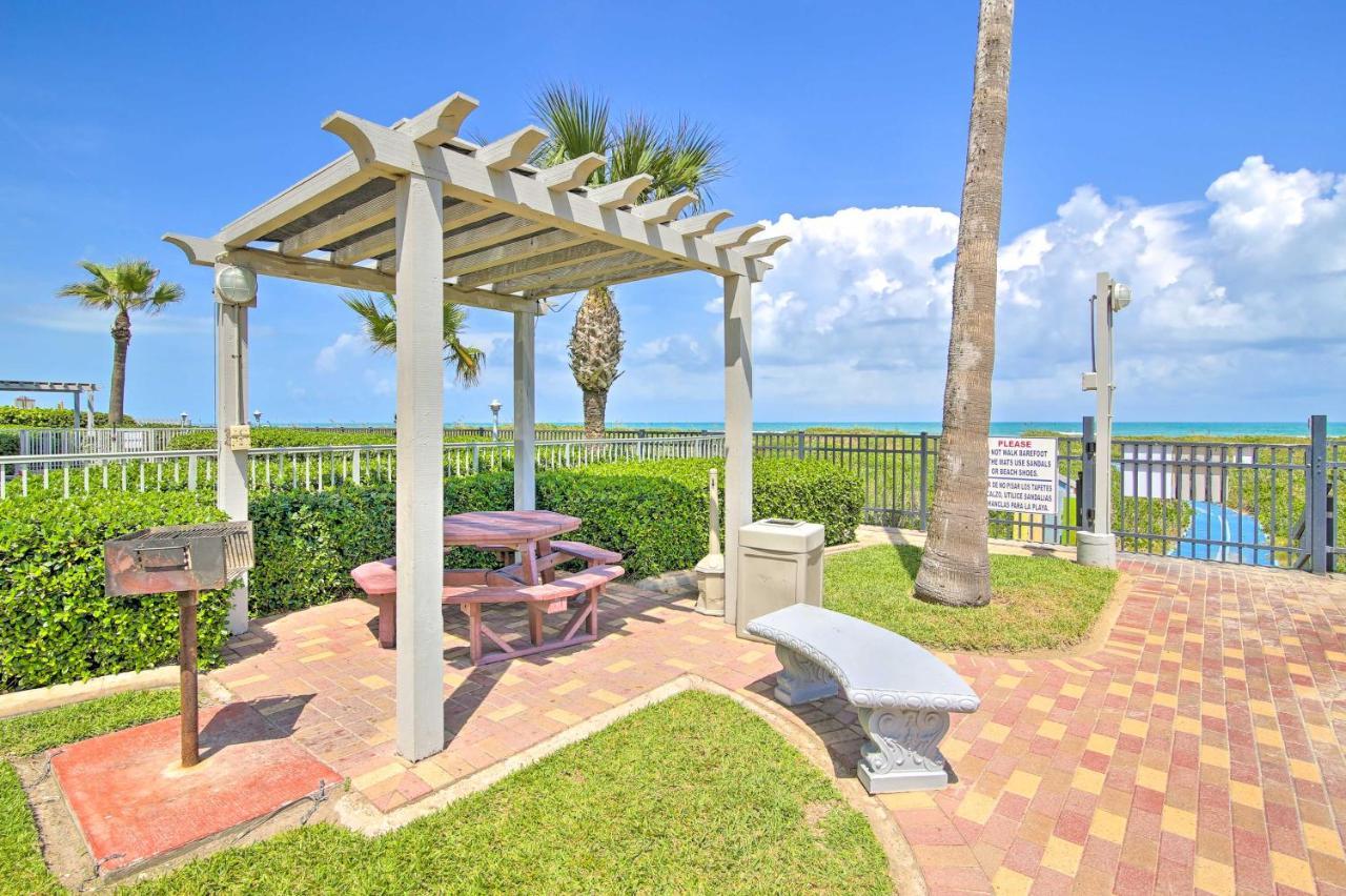 Sunny Oceanfront Condo On South Padre Island Beach Esterno foto