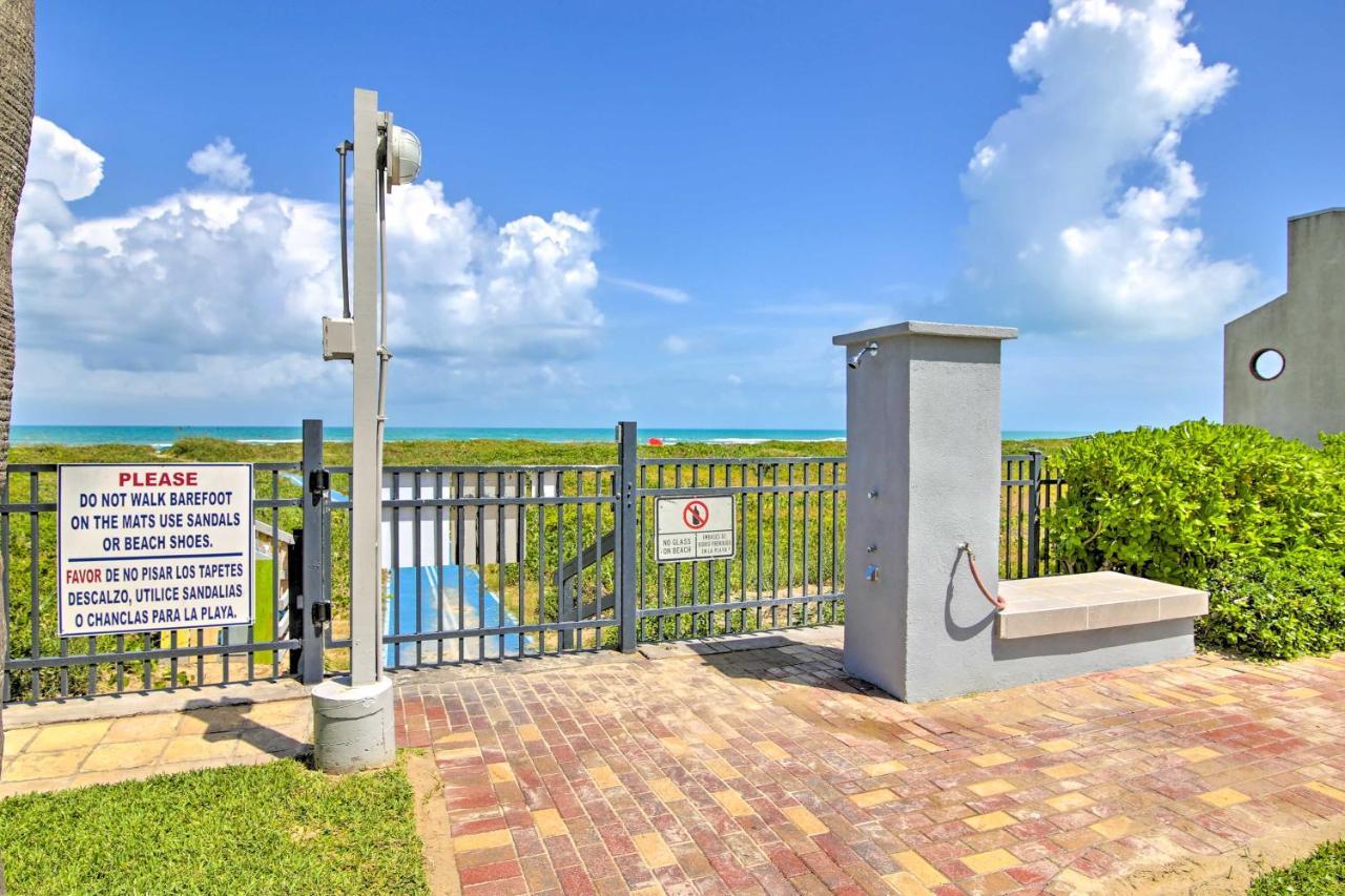 Sunny Oceanfront Condo On South Padre Island Beach Esterno foto