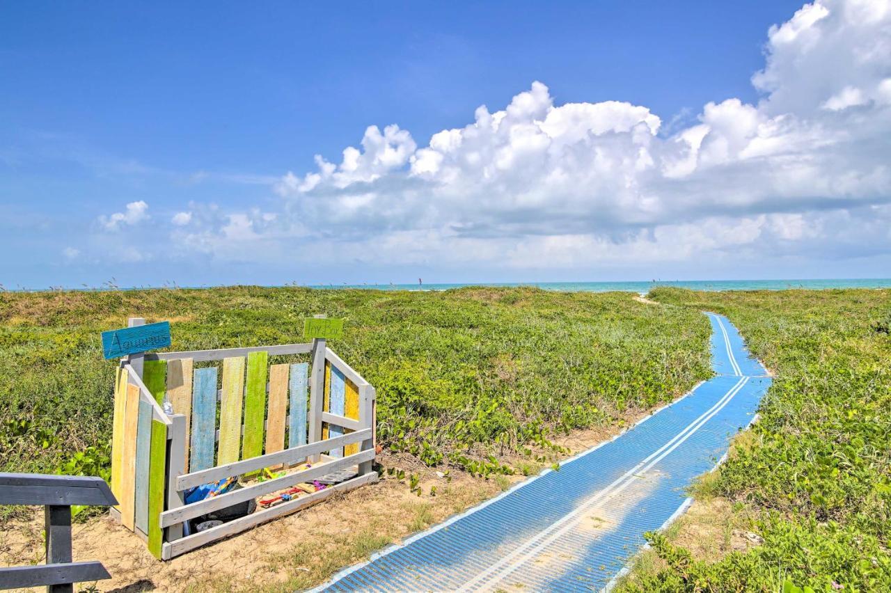 Sunny Oceanfront Condo On South Padre Island Beach Esterno foto